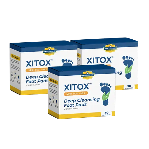 Three-box Xitox foot pad package